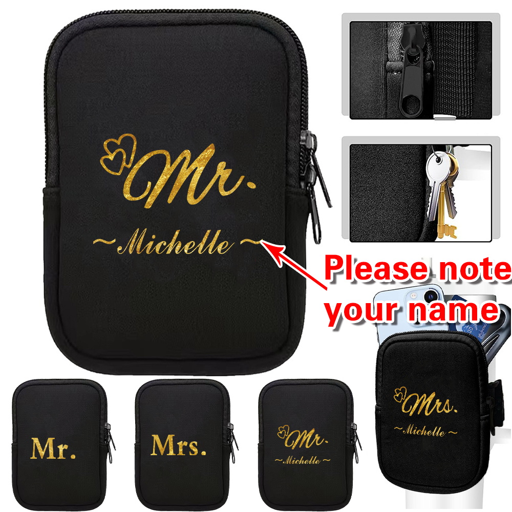 Phone Accessories And Names - Customized Name Portable Water Bottle Bag
