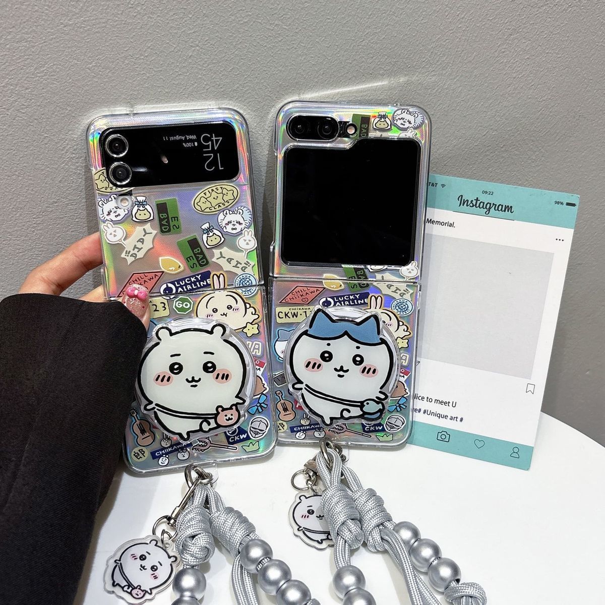 Phone Accessories Supplier - Anime Chiikawa Hachiware Cartoon Suitable for