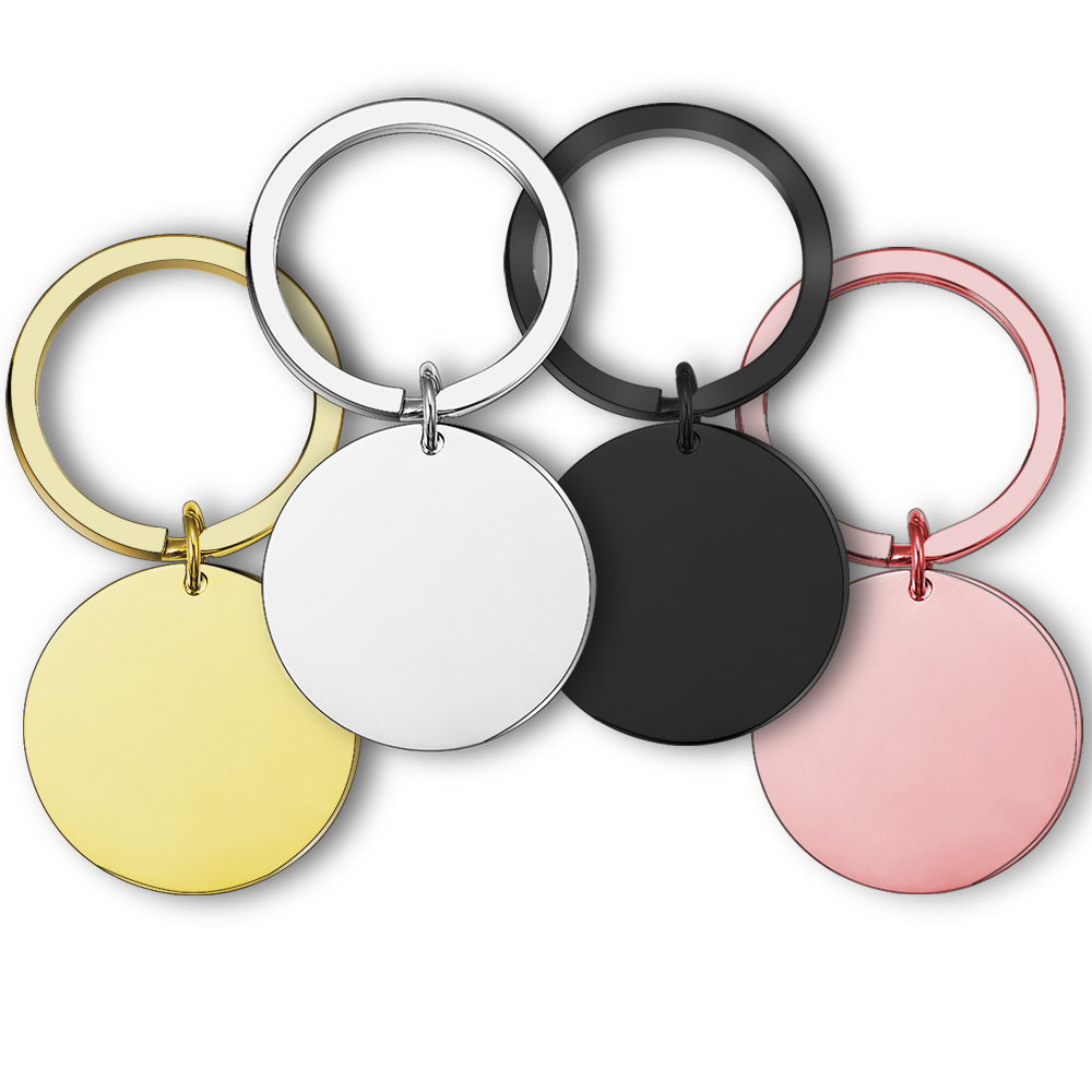 Phone Accessories And Names - round Metal Tag for Engraving Name