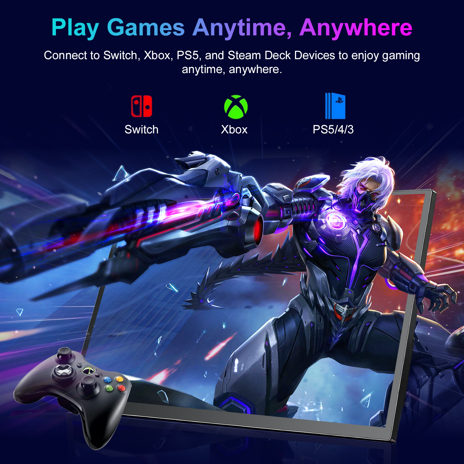 17.4/18.5/19 Inch Gaming Porta - Phone Accessories Display Board ulasan dan harga