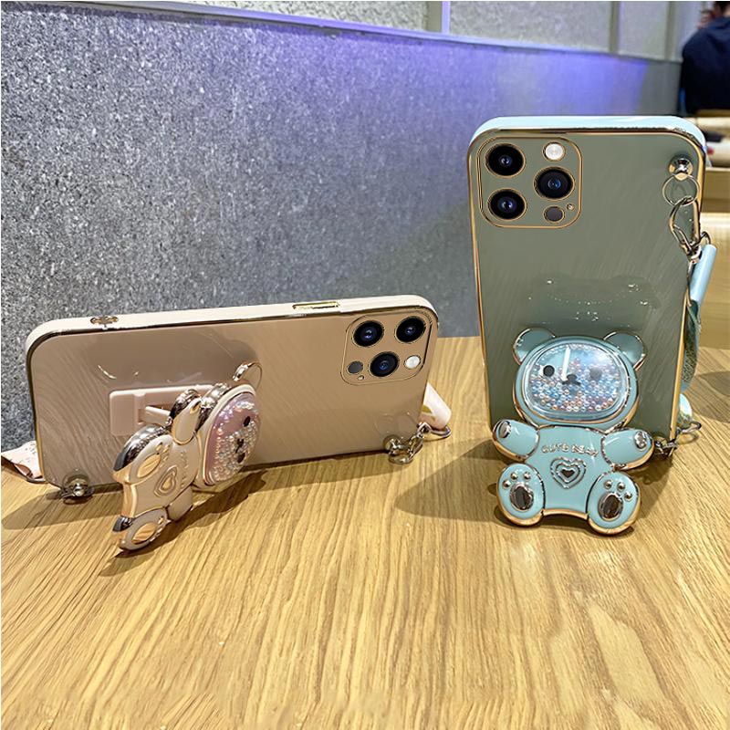 Quicksand Bear Holder Lanyard  - Phone Accessories Popmart ulasan dan harga