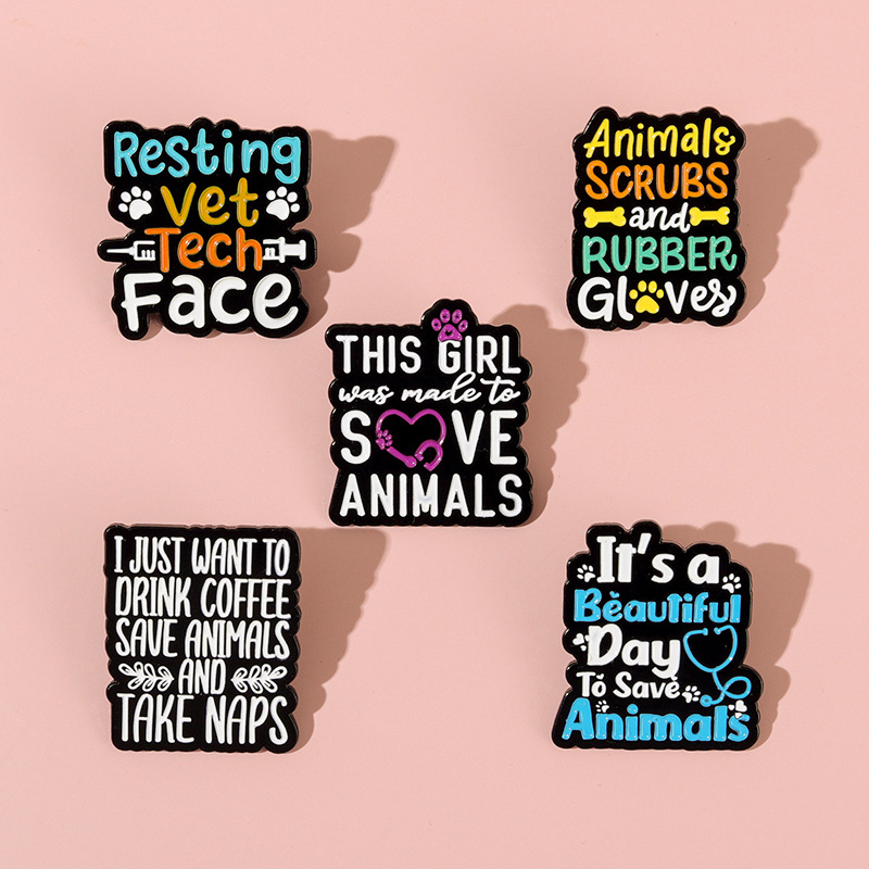 Creative Letter Dog Enamel Bro - Phone Accessories Names ulasan dan harga
