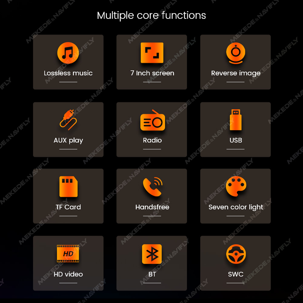 7-inch HD touch screen 2 DIN c - Phone Accessories Display Board ulasan dan harga