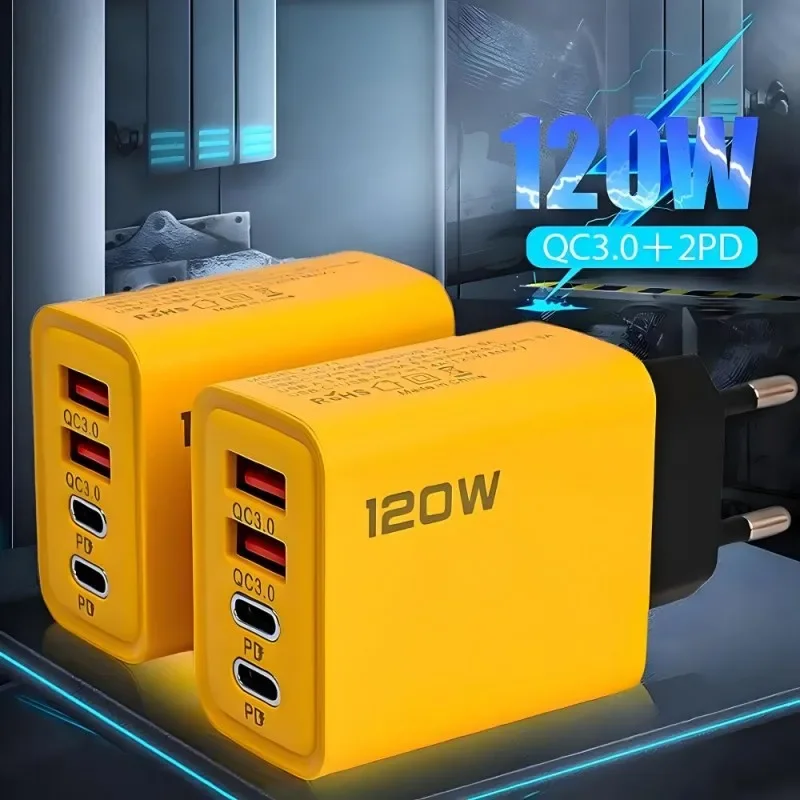 Lenovo 120W 4-Ports Ultra Fast - Phone Accessories Supplier ulasan dan harga
