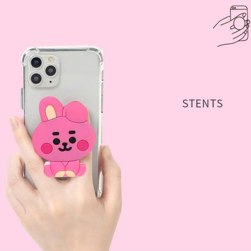 BT21cartoon cute silicone hand - Phone Accessories Supplier ulasan dan harga
