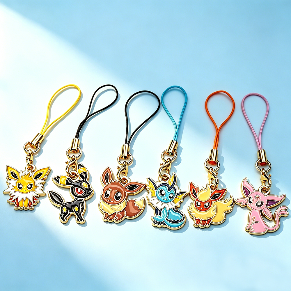 6Pcs Hot Anime Pokemon Eevee P - Phone Accessories Supplier ulasan dan harga