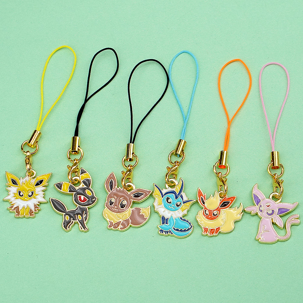 6Pcs Hot Anime Pokemon Eevee P - Phone Accessories Supplier ulasan dan harga