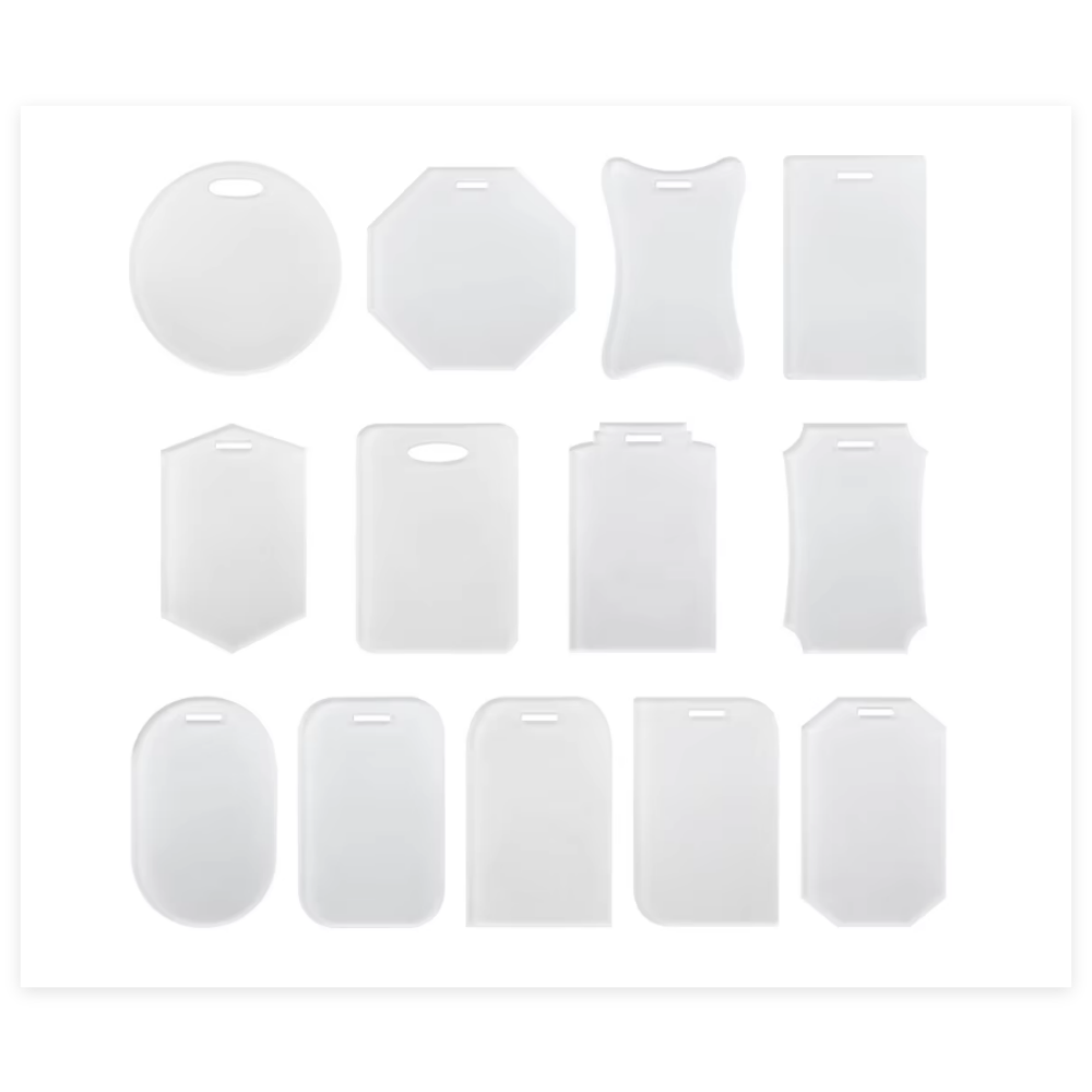 30 Pcs Acrylic Double-Sided Lu - Phone Accessories And Names ulasan dan harga