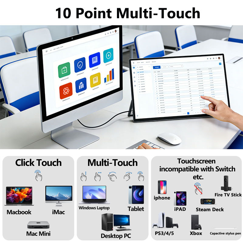 15.6 Inch Portable Touch Monit - Phone Accessories Display Board ulasan dan harga