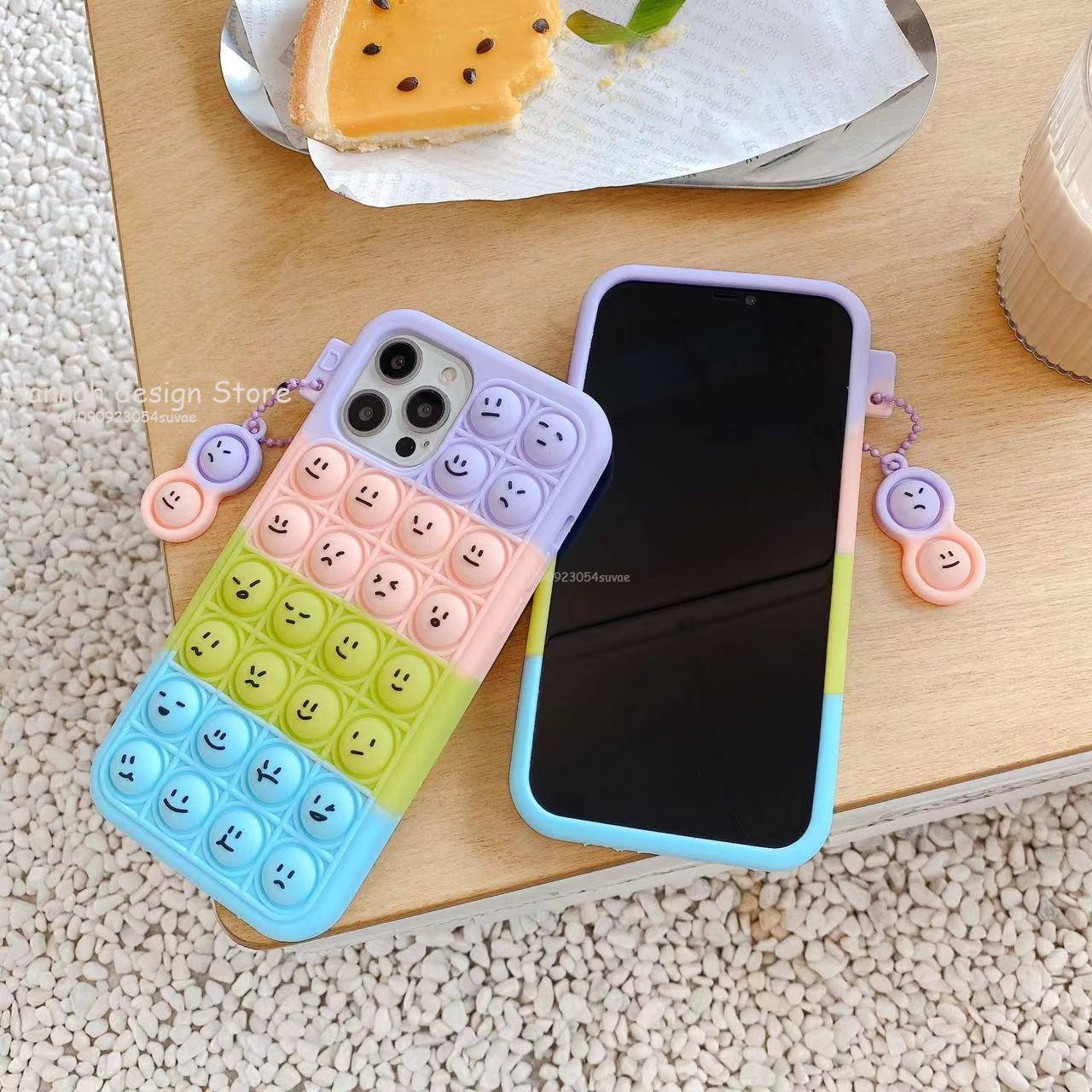 3D Cute Cartoon Push It Bubble - Phone Accessories Popmart ulasan dan harga