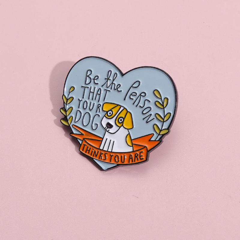 Creative Letter Dog Enamel Bro - Phone Accessories Names ulasan dan harga